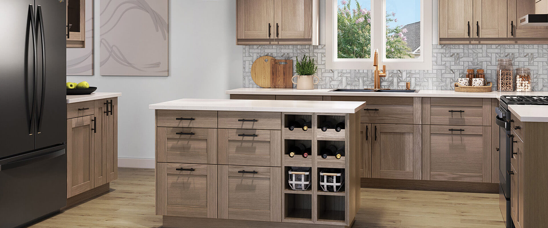 Malmo White Oak Kitchen Scene
