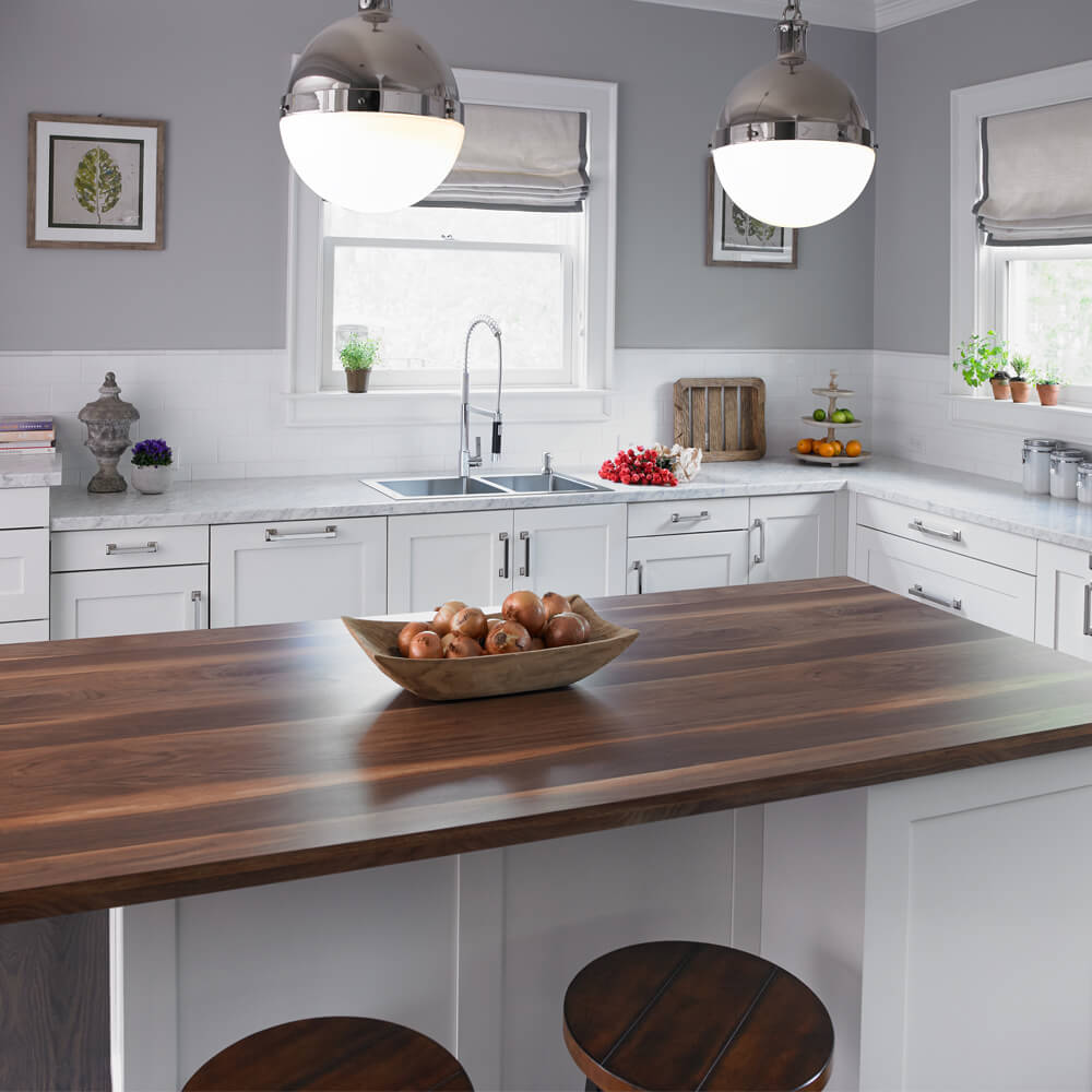 Wide Planked Walnut Scene