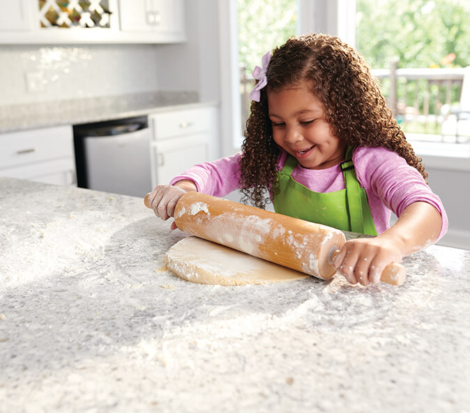 Carrara Bianco Kitchen Scene