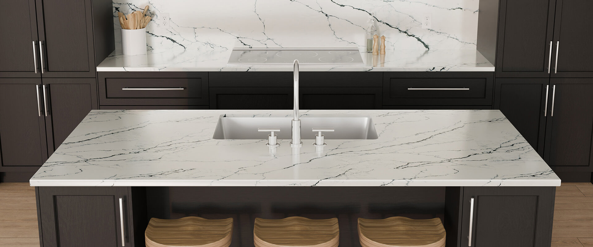 Kitchen Island Countertop Scene