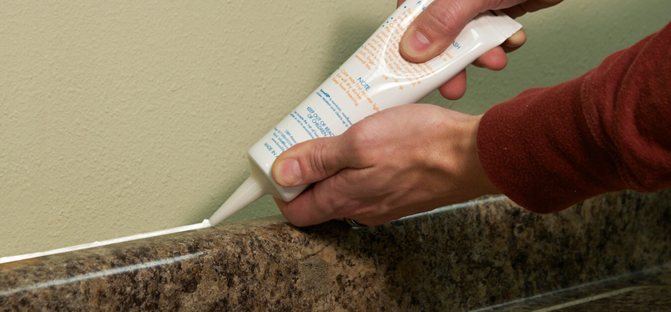 Seal The Backsplash With Caulk